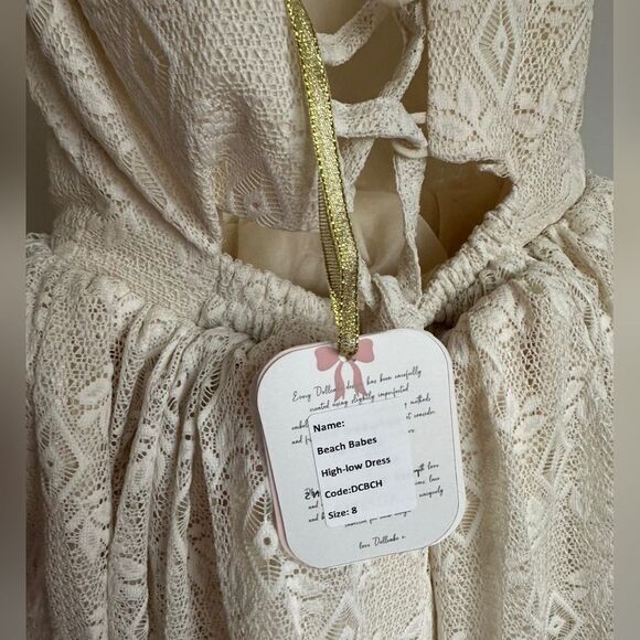 NWT Dollcake Beach Babes High-Low Girls  Dress  Size 8 - Picture 7 of 7